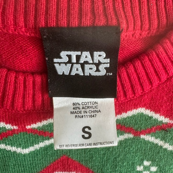 Men's The Mandalorian The Child aka Baby Yoda Christmas Sweater - Picture 5 of 6